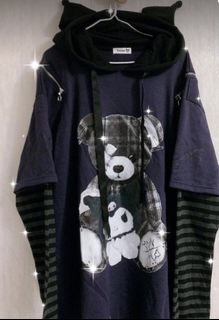 Kuromi 地雷系連帽衛衣 one piece64240105539585110