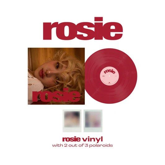 LP] ROSÉ - rosie (Apple Red/Baby Pink/Clear/Trans Red/Blue) Vinyl