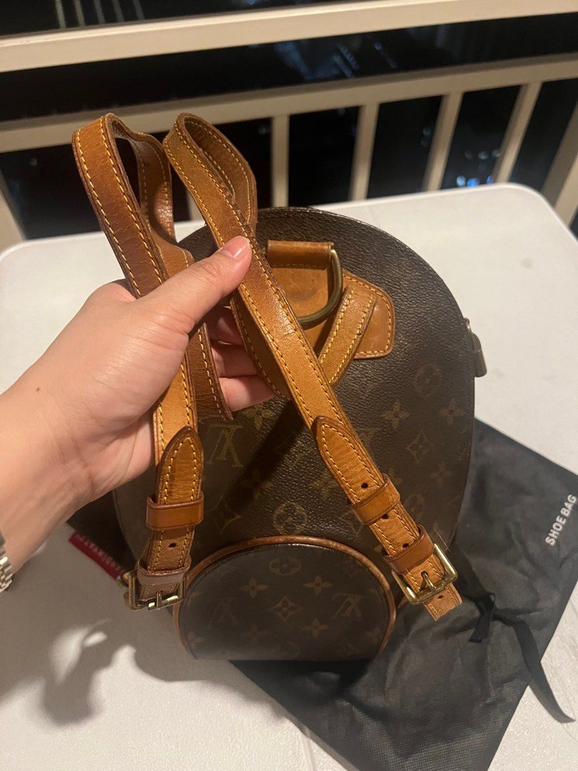 LV ellipse backpack (Category: Luxury Bags & Wallets) located in Mandaluyong City. Submitted by shielalovess (Listing ID 1338600272, Image 3). Description: Hi I’m selling my LV ellipse backpack Authentic/Original preloved with dust bag only Please check flaws and scratches on each pictures. Letting go for 22k only Meet up or pick up delivery c/o buyer Thank you .