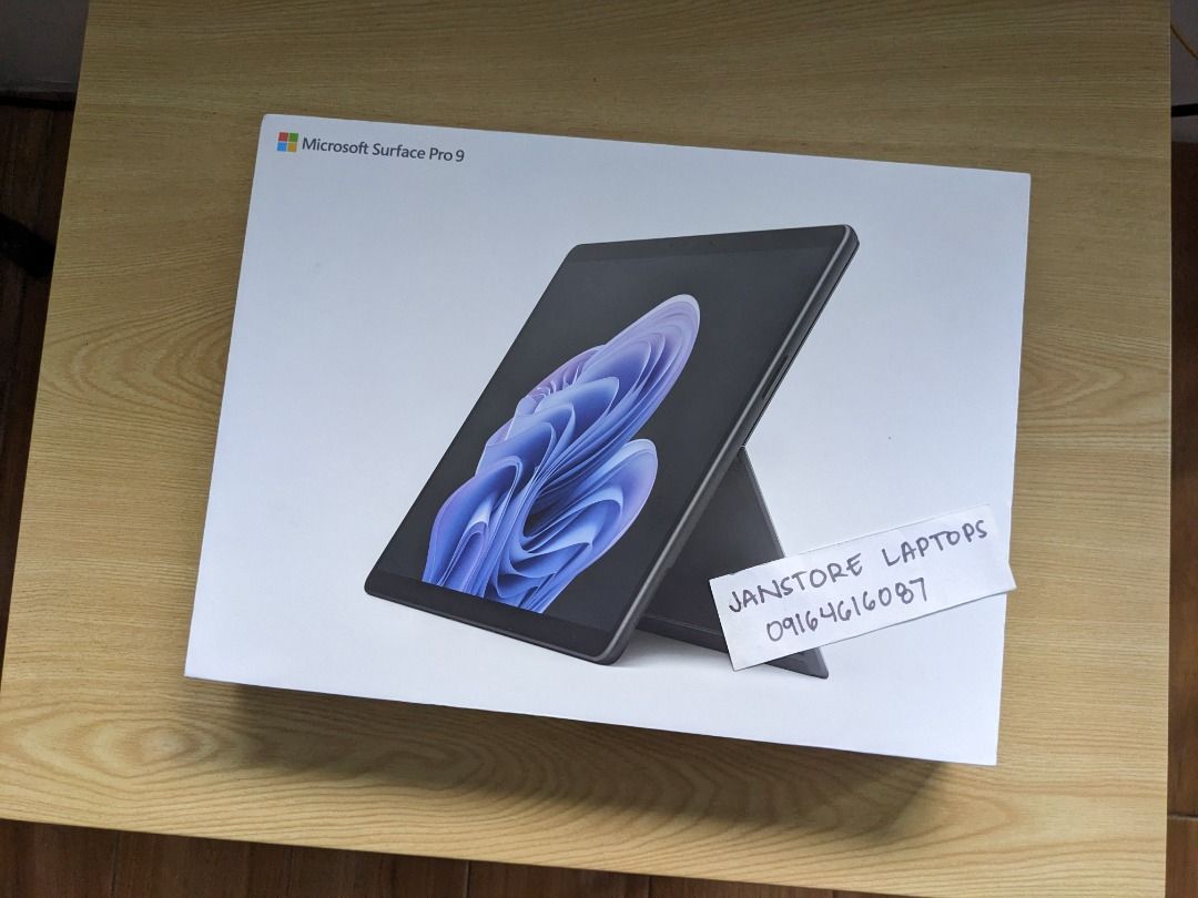 Microsoft Surface Pro 9 Core i5 1235u 12th Gen 8GB 256SSD (Category: Laptops & Notebooks) located in Quezon City. Submitted by janstore-computer-trading (Listing ID 1338540320, Image 1). Description: Model : Microsoft Surface Pro 9 Condition : Slightly Used , Very Smooth , Like new, Complete with box Price : 35,999 Mall Price : 75,000 Specs: Processor : Intel Core i5 1235u 12th Gen 10 Cores 12 Threads ( 3.3 - 4.4 Ghz ) Ram : 8 GB LPDDR5 RAM Stora