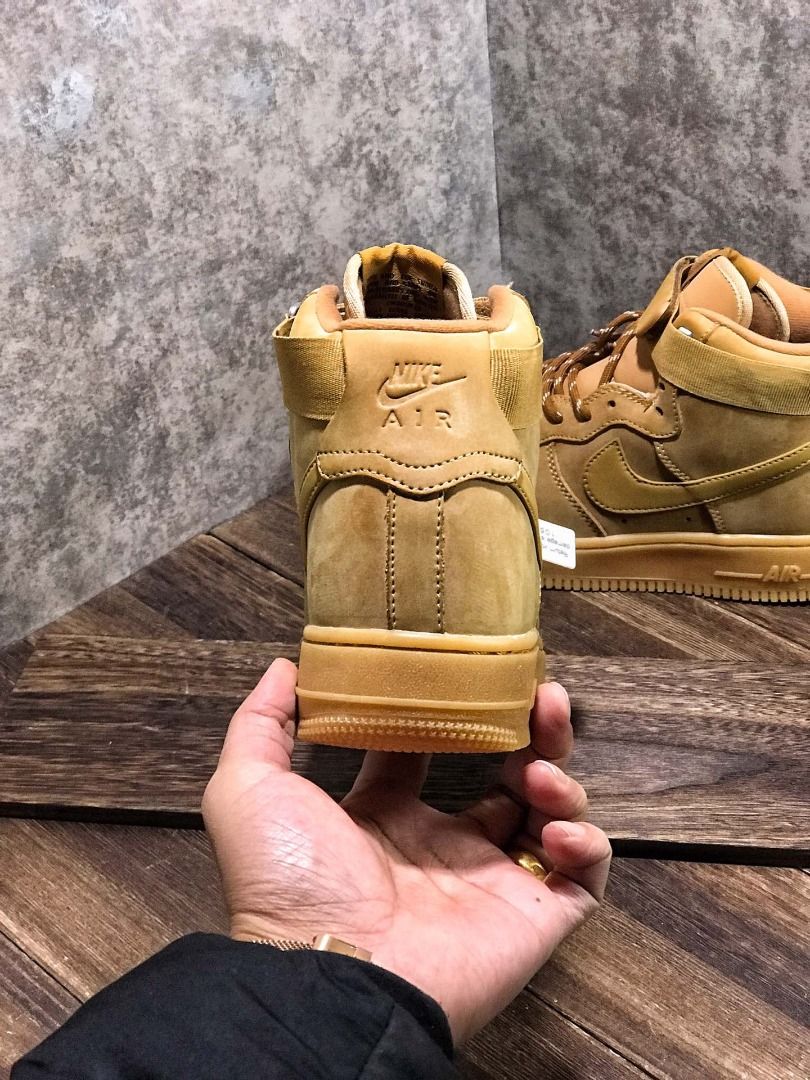 Nike Air Force 1 High Flax 2019 CJ9178 200 Men s Fashion Footwear Sneakers on Carousell