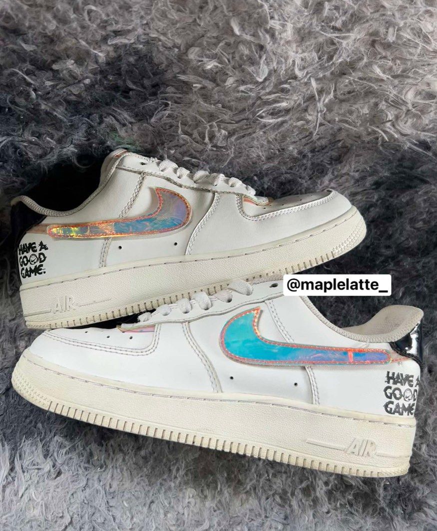 Nike Air Force 1 Low “Have a Good Game” (Category: Sneakers) located in Quezon City. Submitted by maplelatte_ (Listing ID 1338514117, Image 1). Description: Condition: 9/10 Size: US 8 | EURO 39 | CM 25.