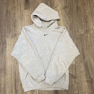 Vintage nike grey hoodie discount