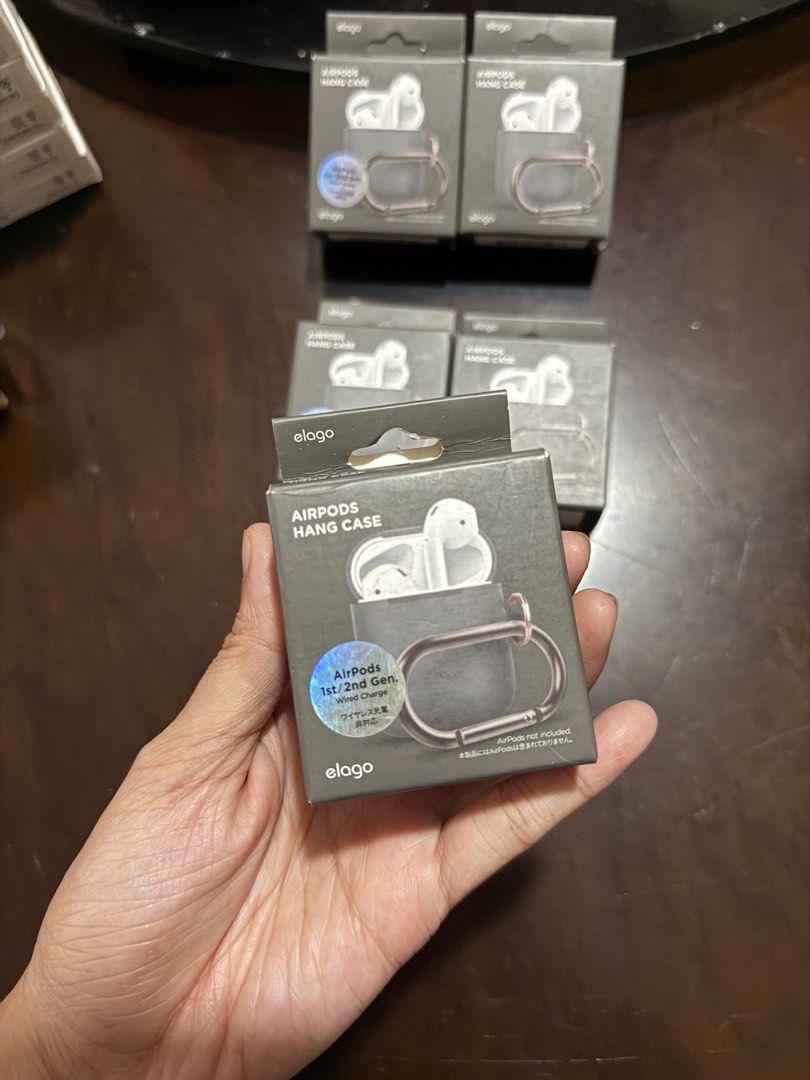 Original Elago Case for AirPods 1 and 2 (Category: Cases & Sleeves) located in Manila. Submitted by razelysonn (Listing ID 1338520695, Image 1). Description: Compatible for AirPods 1st Gen and 2nd Gen Below SRP already, Fixed price.