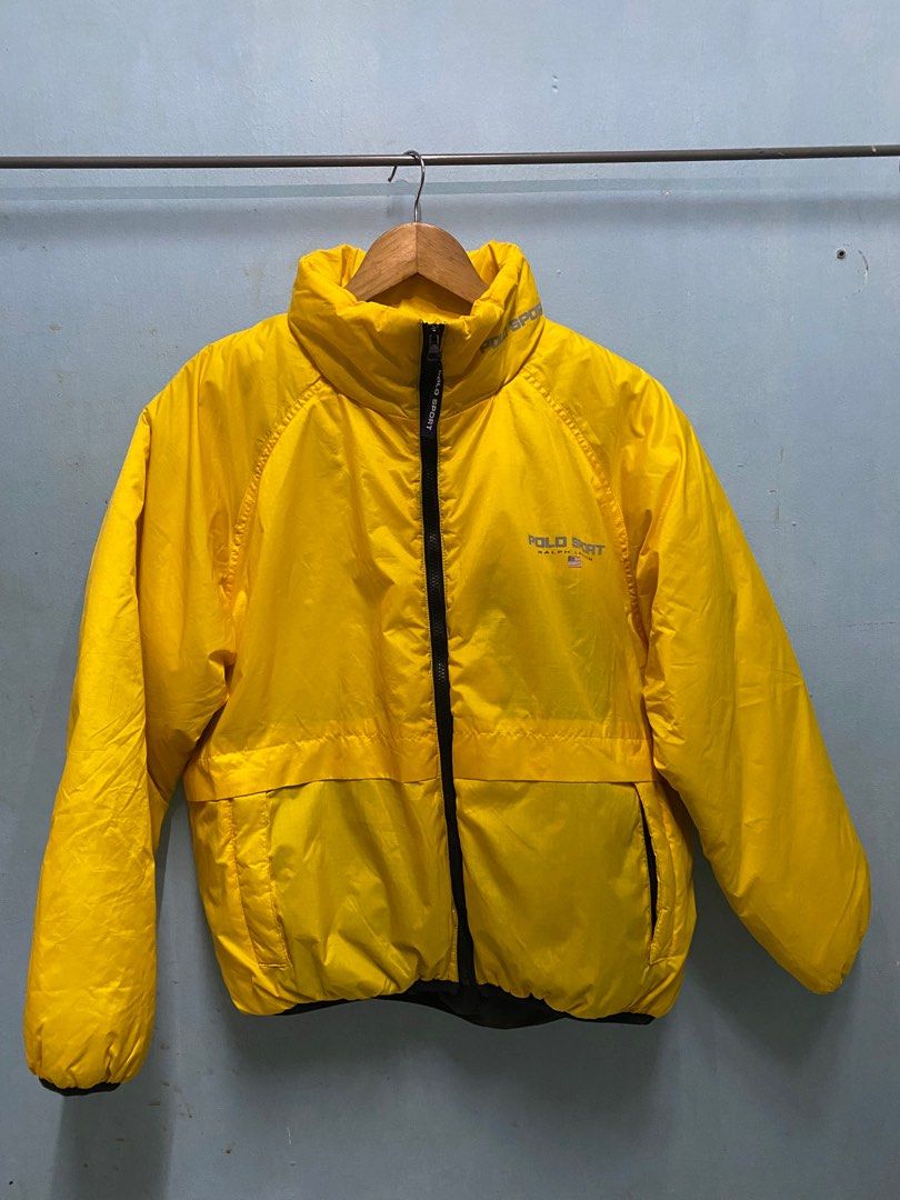 Polo sport puffer jacket yellow top