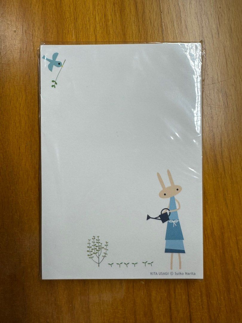 Rabbit notepad (Category: Stationery & School Supplies) located in Singapore. Submitted by deborahodh (Listing ID 1338637569, Image 1). Description: Notepad with cute rabbit design..