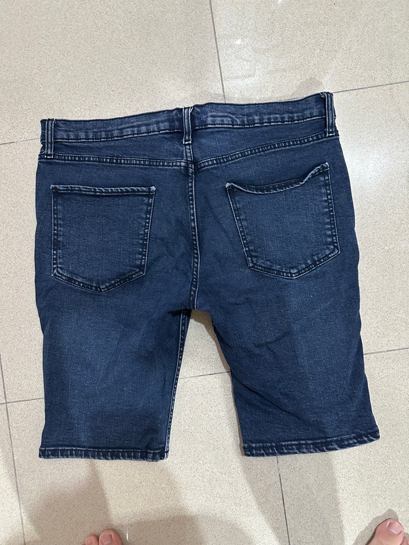 Stretch Skinny Shorts Topman Jeans Shorts Topman Distressed Ripped - Main Image