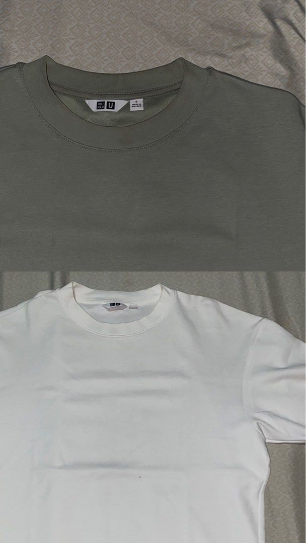 Uniqlo Shirt (Category: Tshirts & Polo Shirts ) located in Paranaque City. Submitted by coolaj (Listing ID 1338568832, Image 1). Description: • Uniqlo Airsm White Shirt Men - Size Small • Uniqlo Airsm Mint Green Shirt Men - Size Small dm for more details.