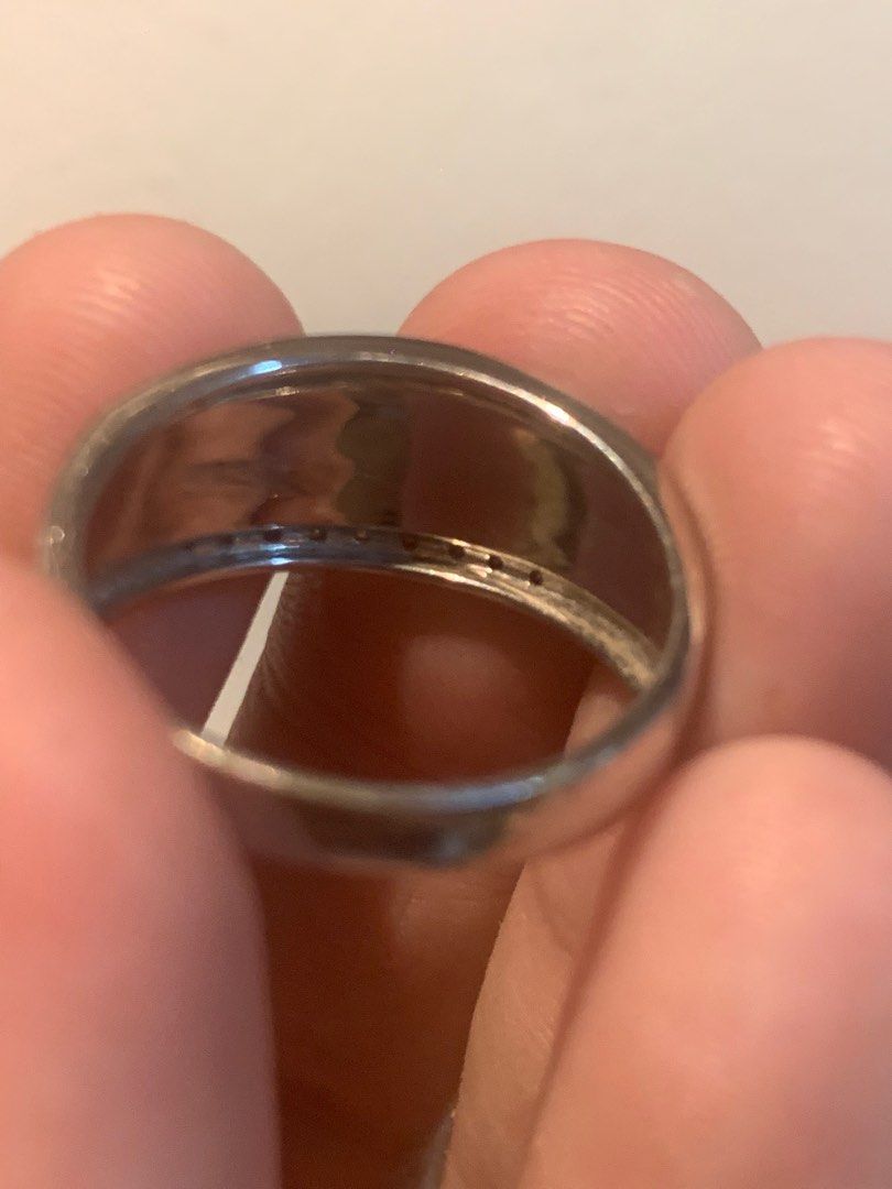 White Gold Ring “ Love” 14K (Category: Luxury Accessories) located in Manila. Submitted by moneymann888 (Listing ID 1338613833, Image 3). Description: Sf Buyer Shoulder Statement Ring White Gold Markings 14k China Size 10 20pcs Titus Natural Earth Mined Diamond Worth 20k highly pawnable Per Pcs Vintage Design .