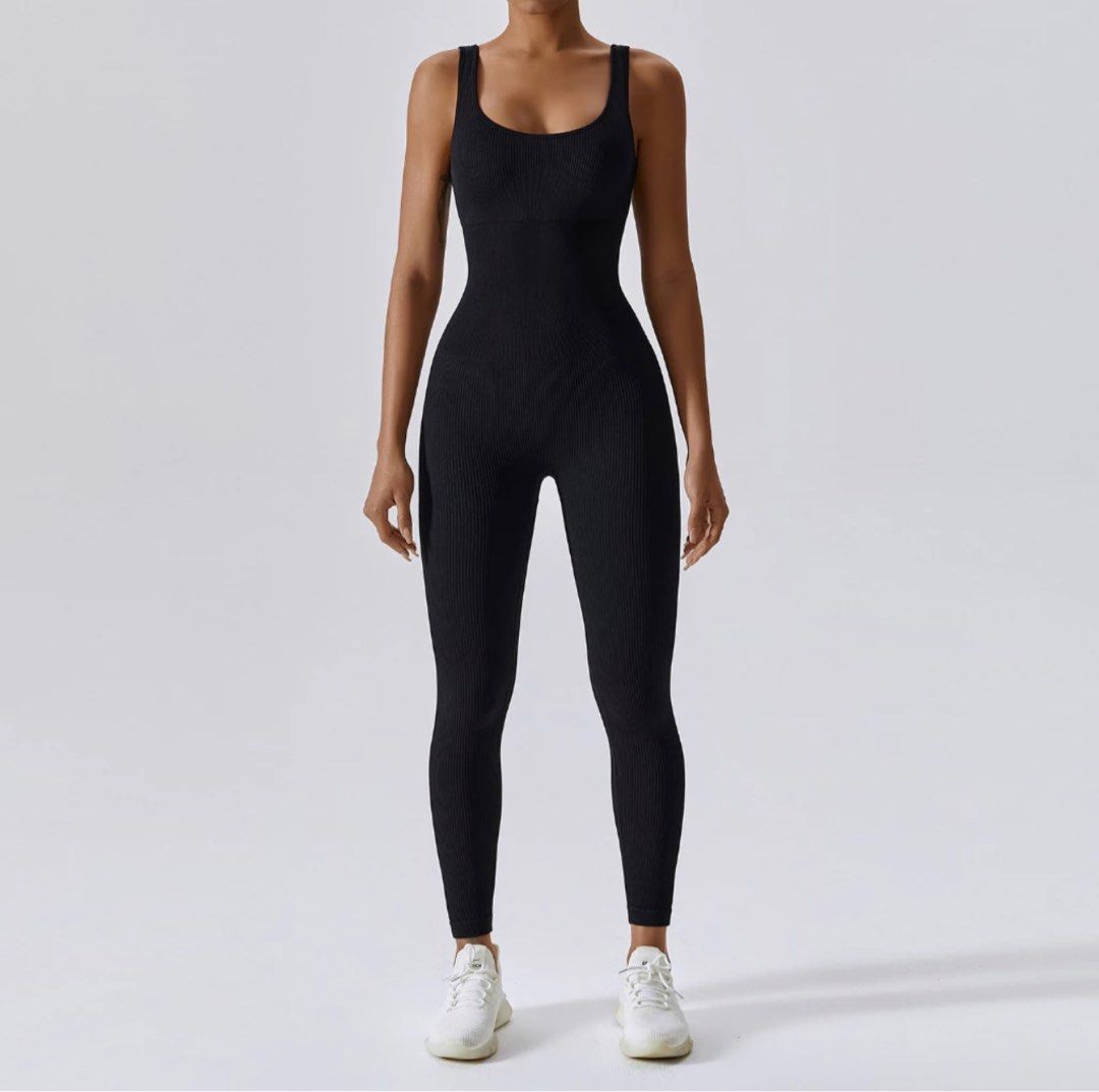 Workout bodysuit (Category: Activewear) located in Makati City. Submitted by declutterandshop (Listing ID 1338582817, Image 1). Description: Never used Perfect for Pilates/Yoga.