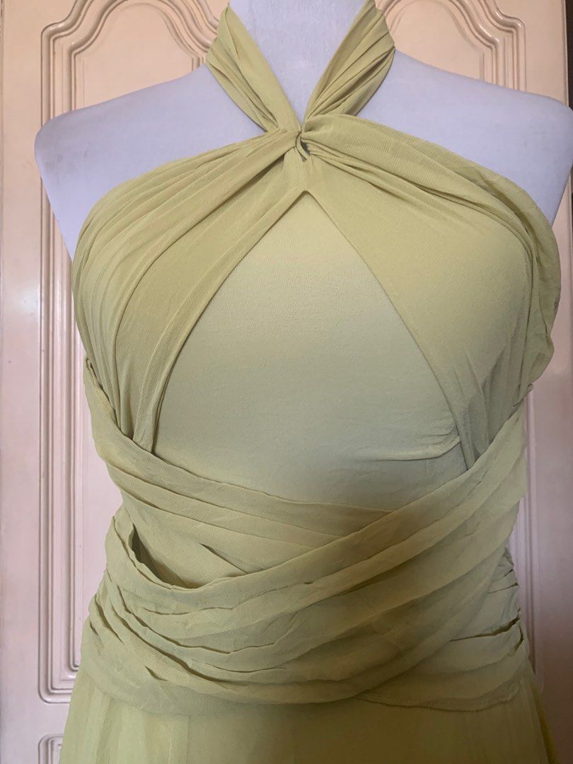 Zara avocado dress sale