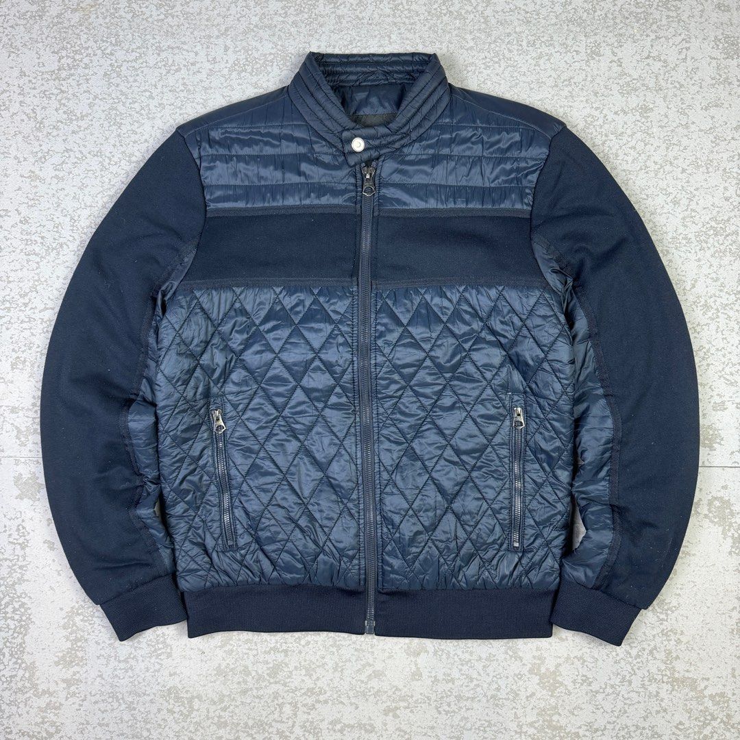 Zara man quilted jacket on sale