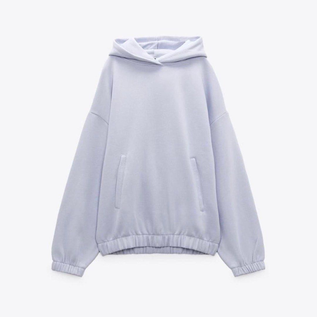 Zara Pocketed Jumper Hoodie Sweater Women s Fashion Tops Longsleeves on Carousell