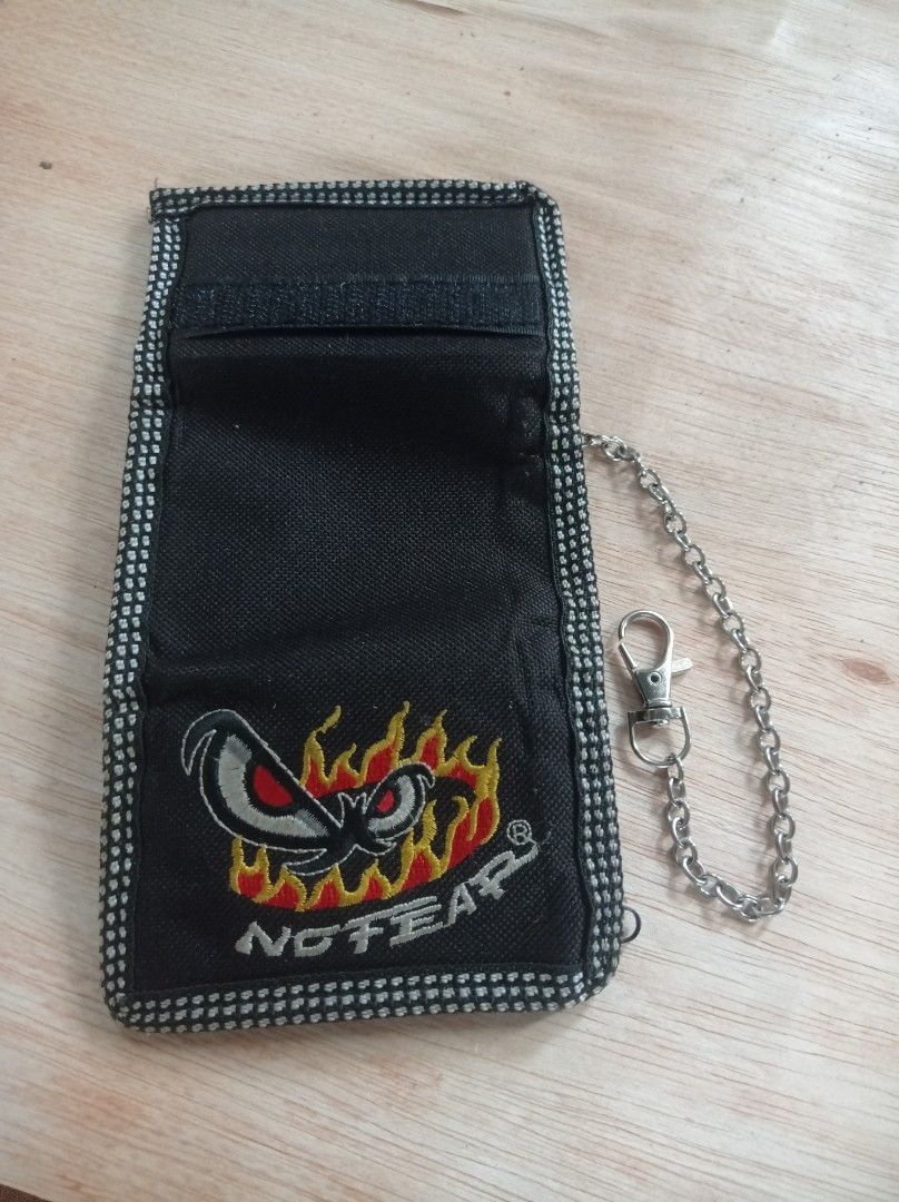 No fear wallet with chain cheap