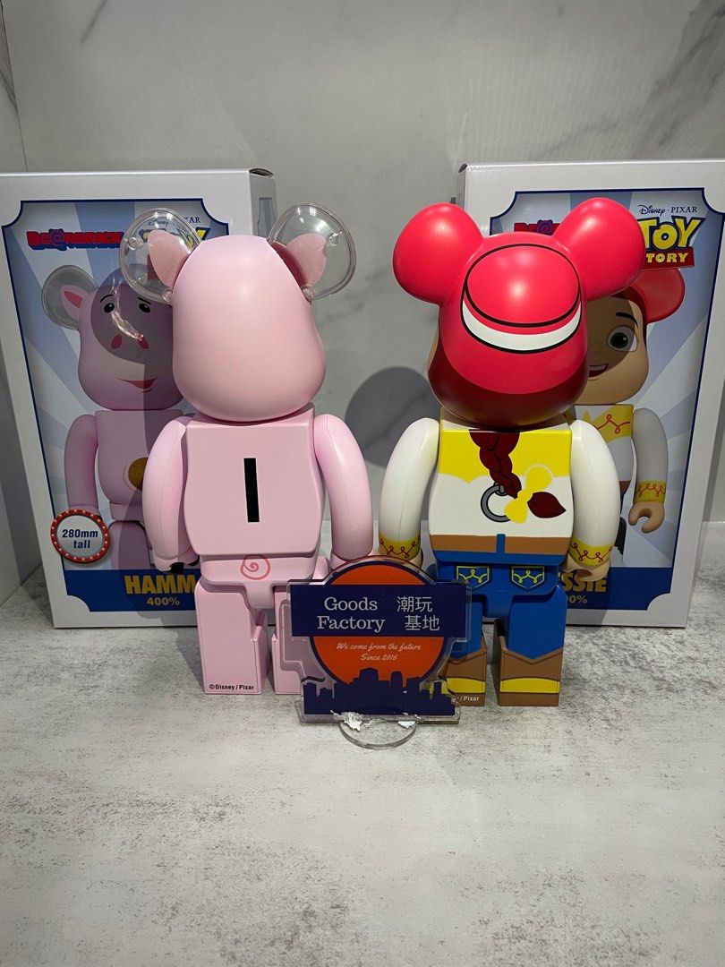 日版準時貨預訂) BE@RBRICK Jessie / HAMM 400％ bearbrick toy