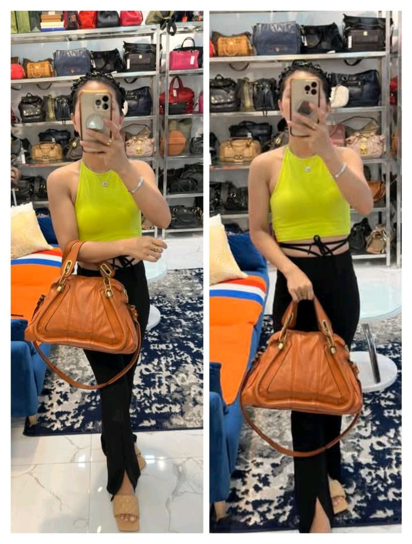 💜 Chloé Orange Medium Paraty Shoulder Bag (Category: Luxury Bags & Wallets) located in Lala. Submitted by mohsin0825 (Listing ID 1338705718, Image 3). Description: Chloé Orange Medium Paraty Shoulder Bag P17,990 Last Price +sf Medium size Guaranteed Authentic 💯 In very good condition 📍Not affiliated or associated with any brand posted. All brands, product names and logos are the property of their respective original brand.