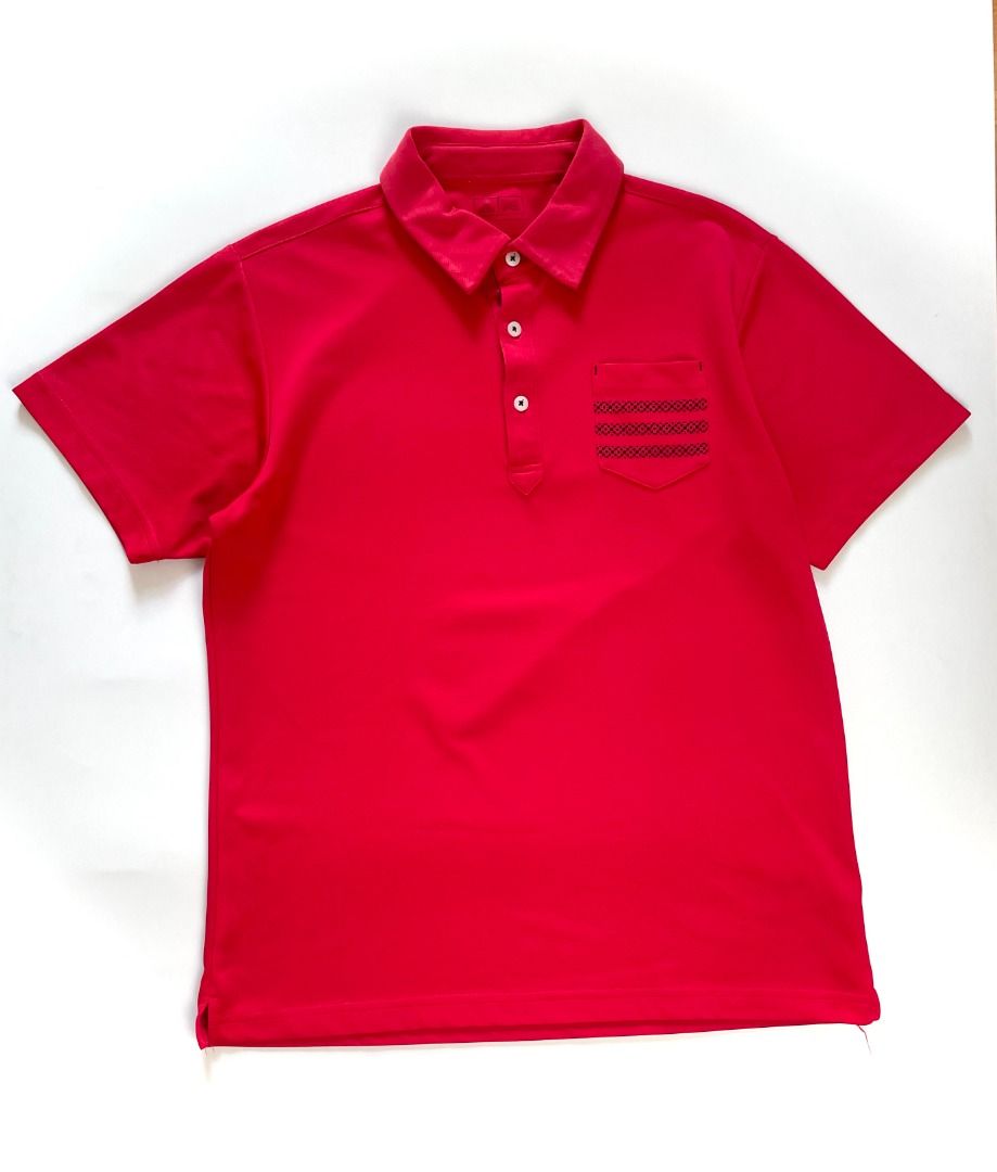Adidas Red Golf Polo Shirt (Category: Tshirts & Polo Shirts ) located in Marikina City. Submitted by jjramo (Listing ID 1338776145, Image 1). Description: Adidas Red Golf Polo Shirt Size: L Dimensions: W20" x L26.5" Condition: Excellent; No issues Shipping shouldered by buyer Payment: GCash / BPI .