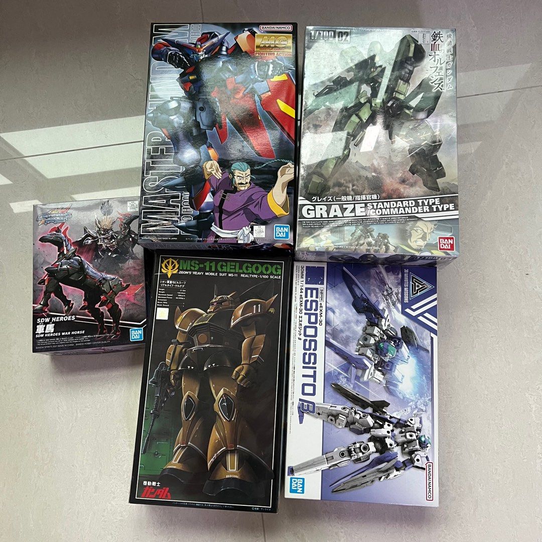 ‼️ALL FOR 95‼️Gundam Gunpla Sales Bundle HG MG (Category: Gundam Model Kits) located in Singapore. Submitted by bps_sg (Listing ID 1338741196, Image 1). Description: .