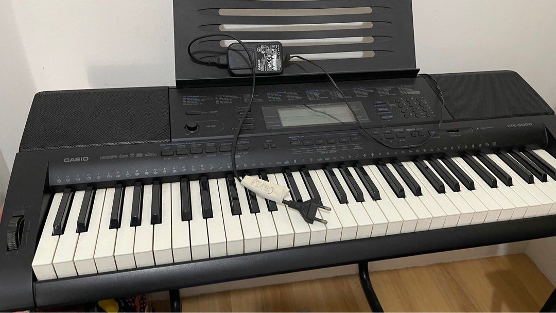 Casio CTK-5000 Keyboard (Category: Musical Instruments) located in Taguig. Submitted by christ.ine (Listing ID 1337917793, Image 3). Description: Casio CTK-5000 High GradePortable Digital Electronic Keyboard (61 Touch Response Keys) • Casio AC power adapter • Casio Music Rest • Casio keyboard stand Delivery fee to be shouldered by the buyer. Gcash/Bank transfer. Payment first before shipping. .