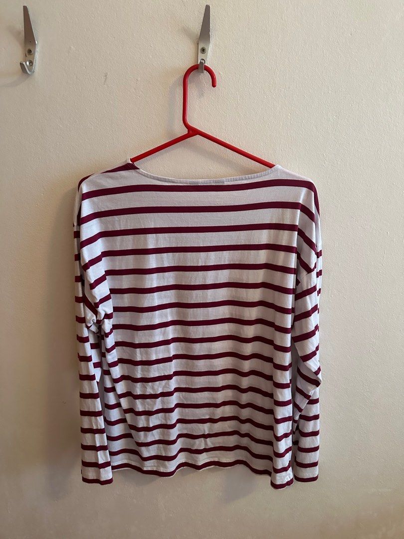 Cute Striped Long Sleeve Top