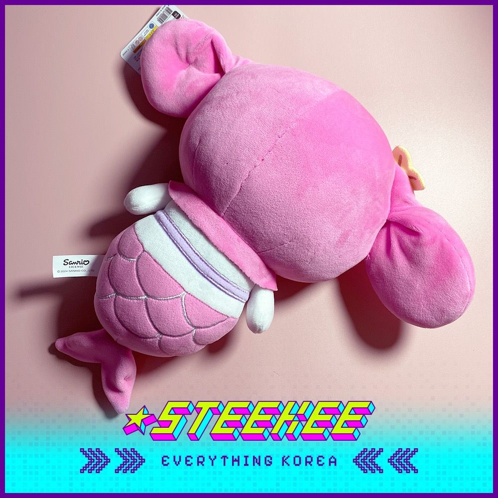 Daiso My Melody Mermaid Tail Soft Plush Toy by Steekee Korea 2482 ...