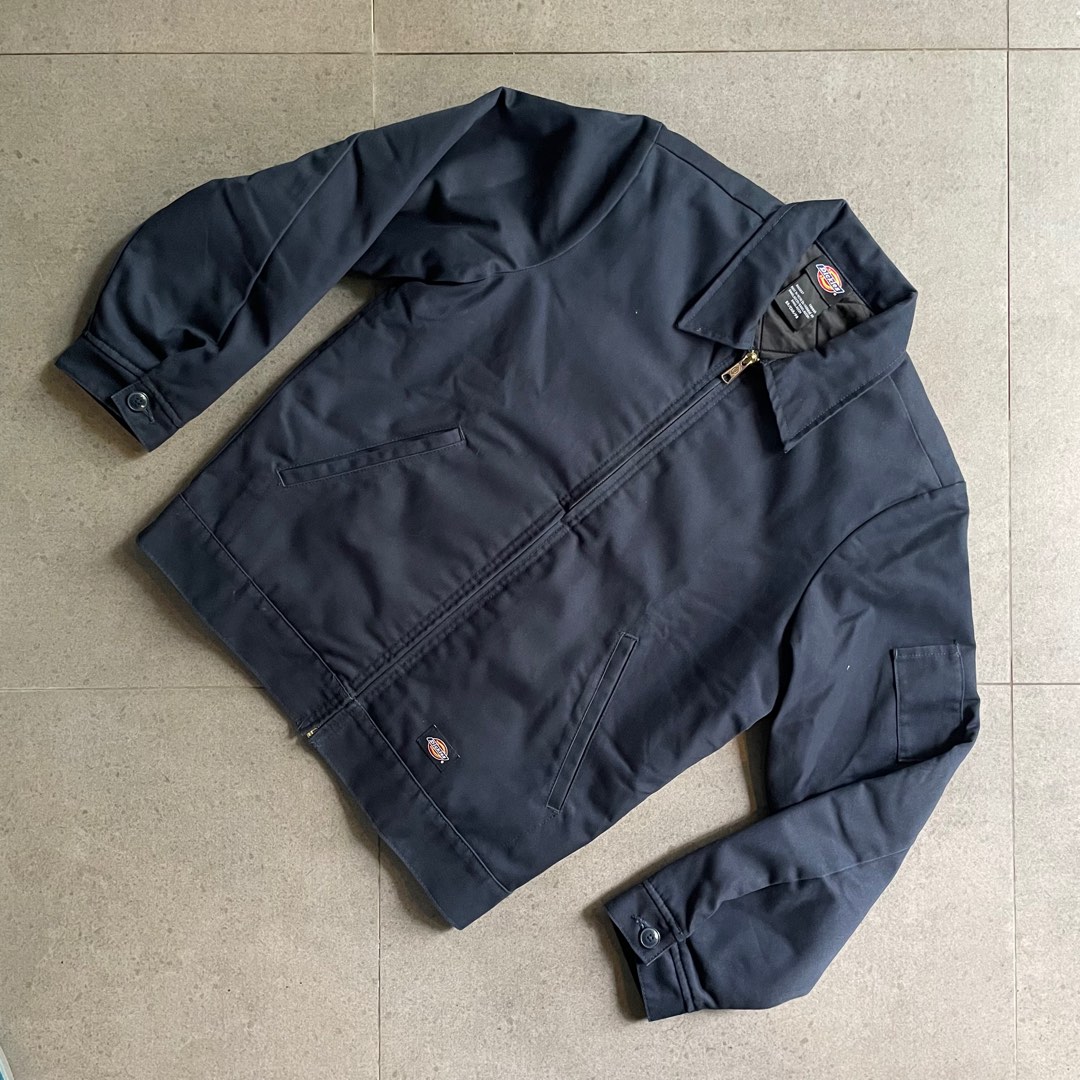 Dickies Eisenhower Work Jacket, Men's XL cotton navy blue type Vintage Second Hand