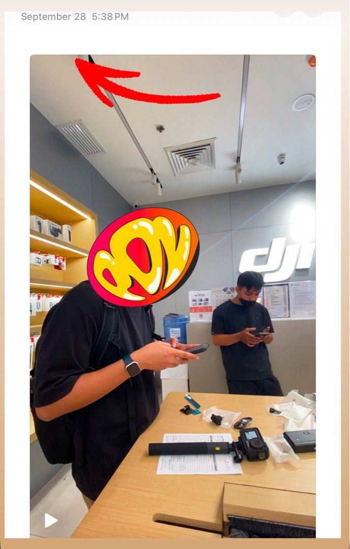 DJI Action 5 Pro with warranty (Category: Cameras) located in Manila. Submitted by jkdee22 (Listing ID 1336688610, Image 2). Description: Bought this last October 2024 it comes with 1 year warranty. RFS: Will amuse funds to upgrade phone.