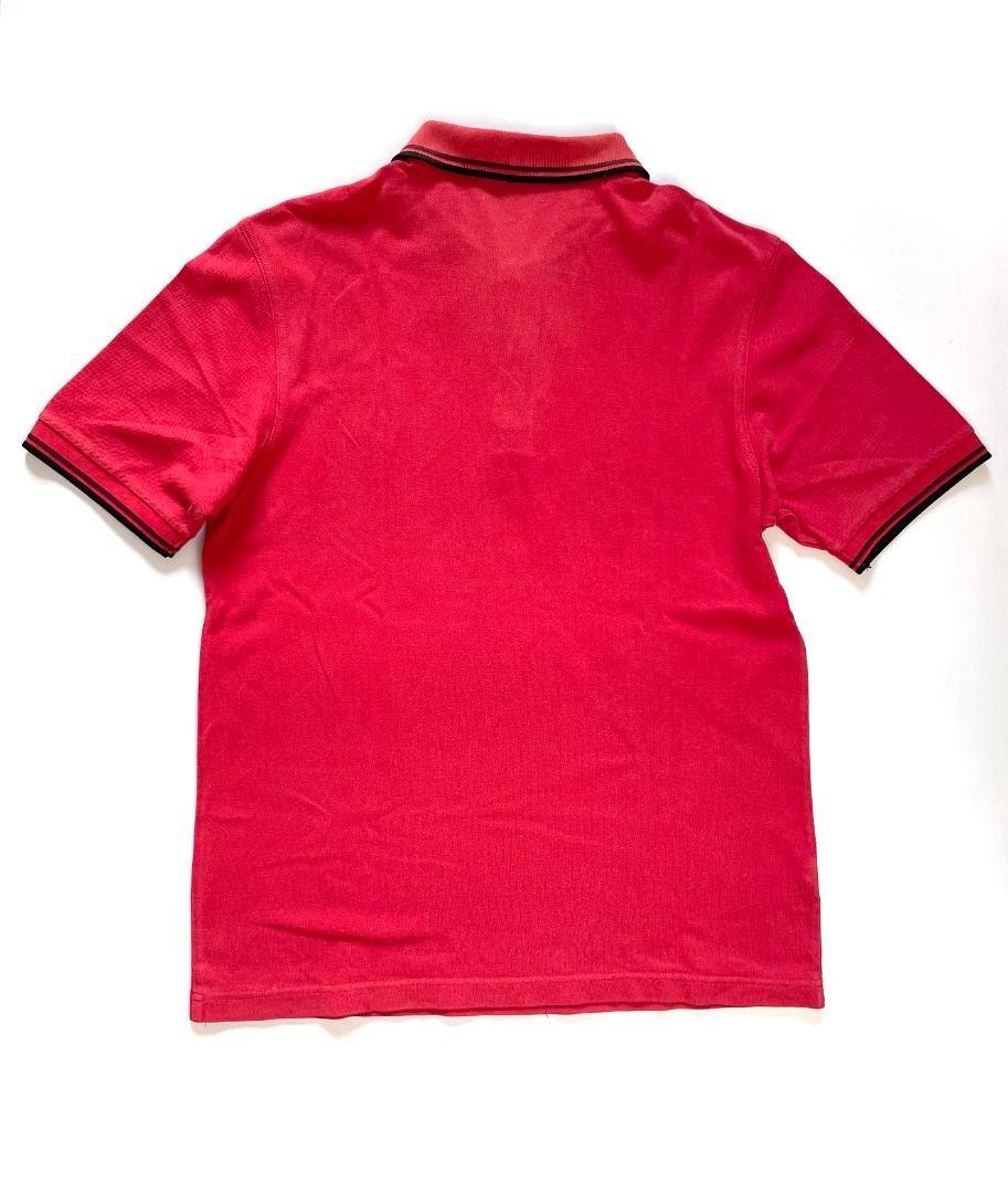 Fred Perry Red Slim Fit Polo Shirt (Category: Tshirts & Polo Shirts ) located in Marikina City. Submitted by jjramo (Listing ID 1338780916, Image 2). Description: Fred Perry Red Slim Fit Polo Shirt Size: M Dimensions: W19" x L26" Condition: Excellent; No issues Shipping shouldered by buyer Payment: GCash / BPI .