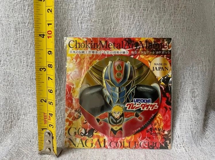 Grendizer Magnet (Category: Vintage Collectibles) located in Caloocan City. Submitted by banshee8818 (Listing ID 1338746833, Image 3). Description: Made in Japan.