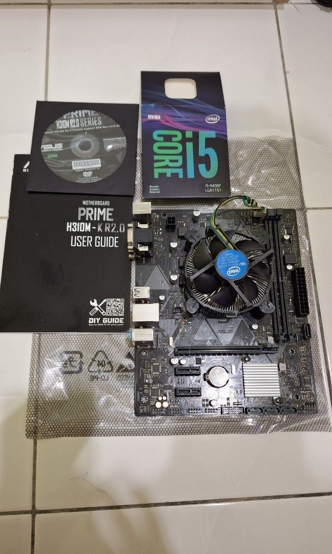 I5 9400F H310M K R2.0 mobo