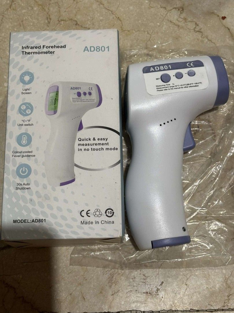 Infrared Forehead Thermometer (Category: Thermometers) located in Quezon City. Submitted by kathrynbal66392 (Listing ID 1338650729, Image 1). Description: brandnew affordable onhand negotiable good quality and condition open for pick up and delivery high quality we also sell many medical supplies call me 09268225723 cod,gcash,bank transfer.