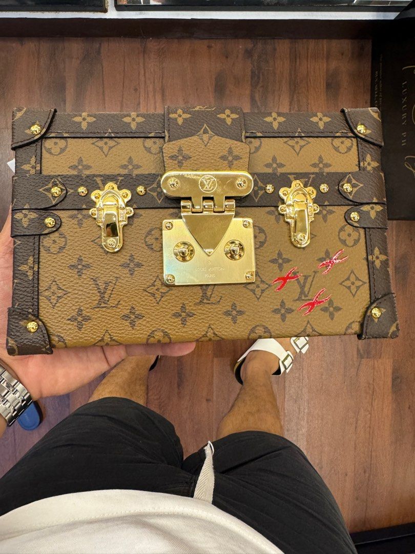 Petite malle reverse monogram clearance