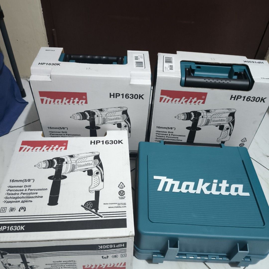 Makita Barena HP1630K (Category: Construction Tools & Equipment) located in Valenzuela. Submitted by gearpandaph (Listing ID 1338758500, Image 1). Description: brandnew makita barena Hp1630k 16mm 5/8 hammer drill qc / caloocan.