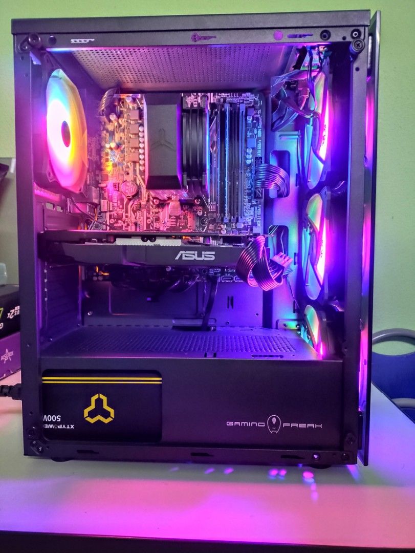 PC Gaming Ryzen 5 2600 RX 590 8GB Computers Tech Desktops on Carousell