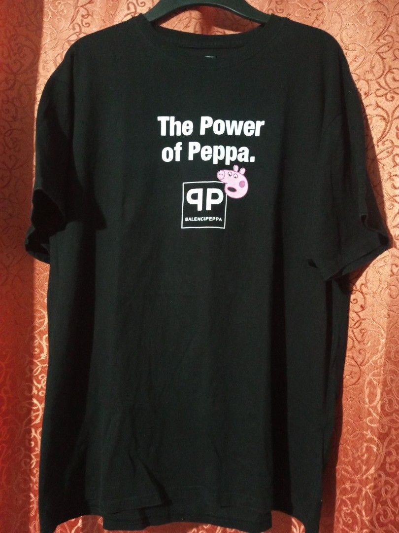 Peppa pig Balenciaga Men s Fashion Tops Sets Tshirts Polo Shirts on Carousell