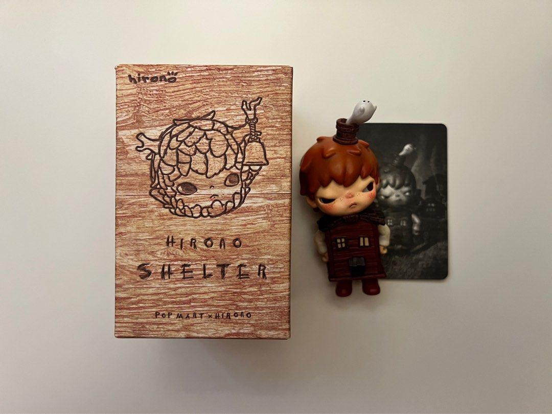 SEALED! Hirono Shelter Cabin (Category: Designer & Blind Box Toys) located in Paranaque City. Submitted by mbndofi (Listing ID 1338704419, Image 1). Description: • Sealed! • RFS: Duplicates • Opened at the bottom (resealed) • MOP: Maya ONLY! • SF: shouldered by the buyer (via Lalamove/ J&T) • message seller for inquiries • Open for trades! Just leave me a message 😊 Available: [SOLD] Reshape: Drowning - ₱600 [SOLD] Shelter: Alien - ₱600 Shelter: 