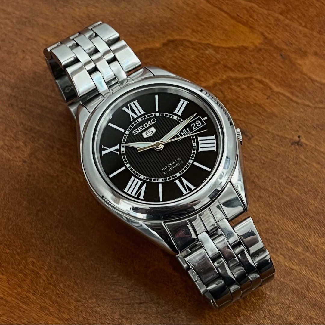 Seiko 5 Roman Numerals Men s Fashion Watches Accessories Watches on Carousell