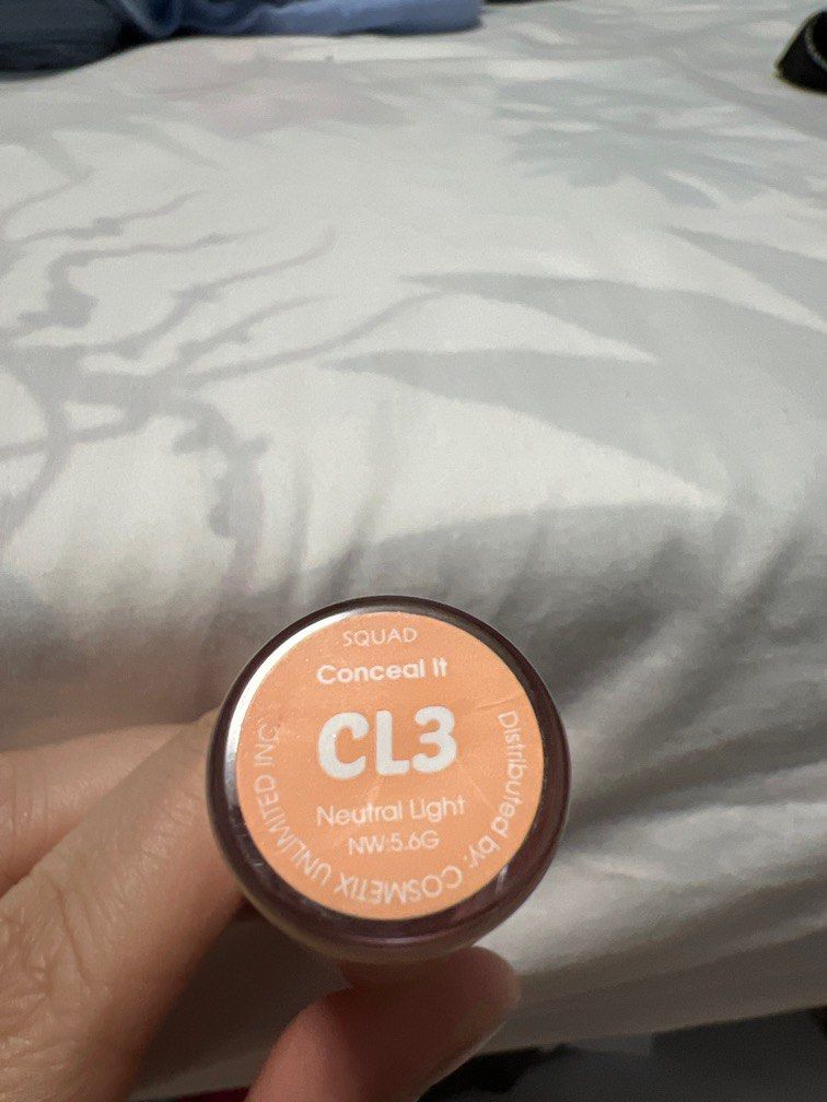 Squad Concealer - “CL3 NEUTRAL LIGHT” (Category: Makeup) located in Mandaluyong City. Submitted by feiruzzz (Listing ID 1338792003, Image 2). Description: Not my shade :((( .