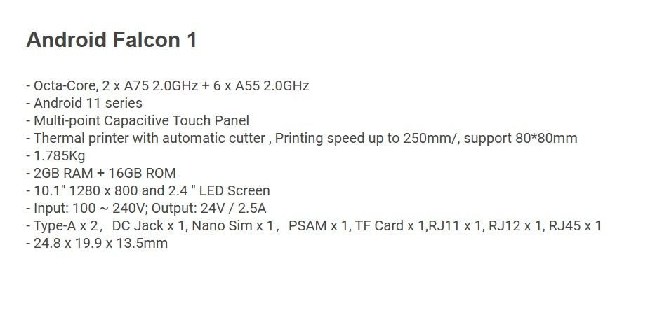 Tablet POS Android Computer (Category: Office & Business Technology) located in Singapore. Submitted by my.estore (Listing ID 1338791087, Image 2). Description: Android 1 Touch POS comes with 80 mm Receipt Printer, bluetooth, USBPorts ,speaker and it is space saving for your counter. Xmas Promotion $980.00. .