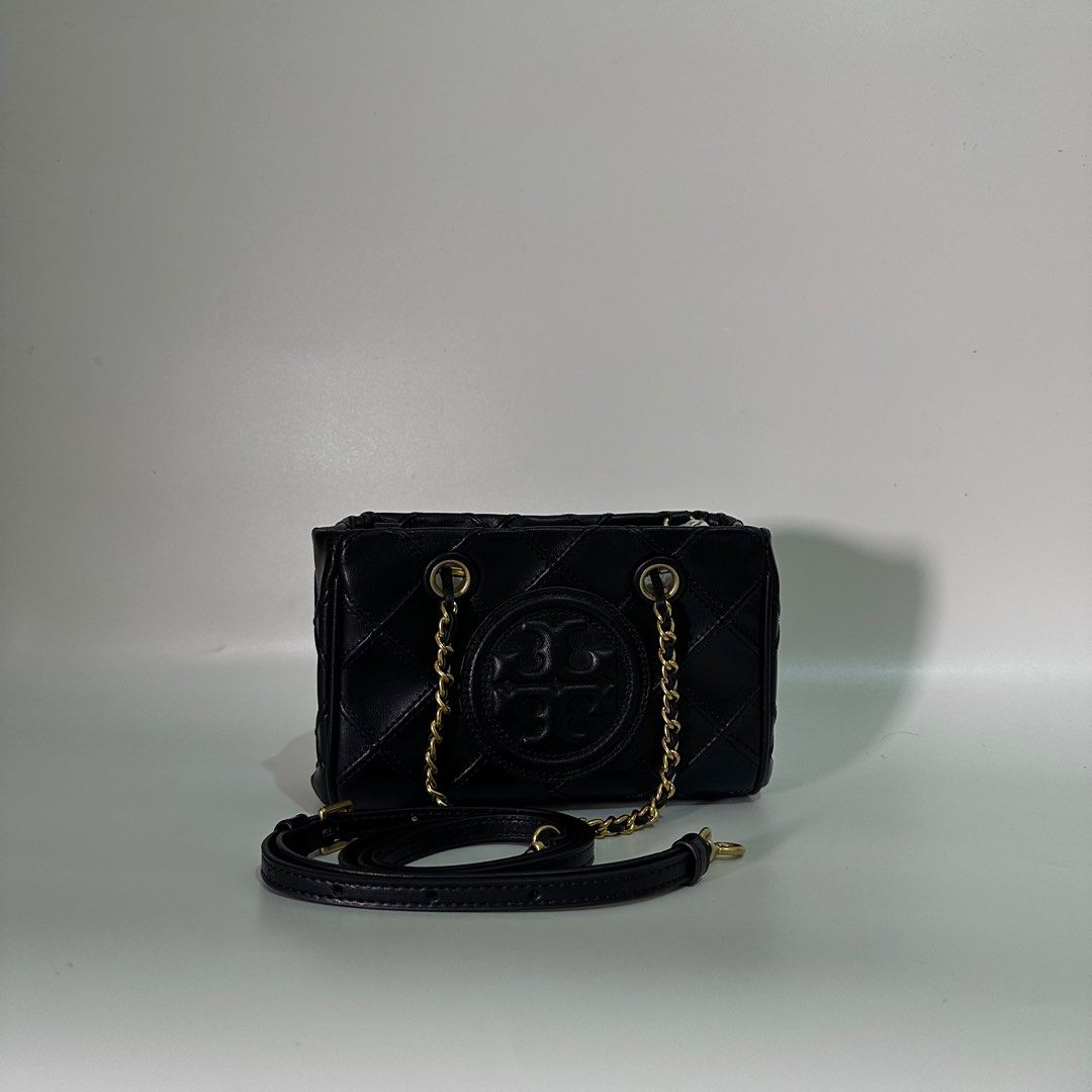 Tory Burch Mini Ella Tote (Category: Luxury Bags & Wallets) located in Makati City. Submitted by lux.mariah (Listing ID 1338809831, Image 1). Description: 💯Guaranteed authentic Complete Inclusions with Paperbag. With sling Mop: Gcash / Maya / Bdo Mode of Delivery: J&t / Lalamove.