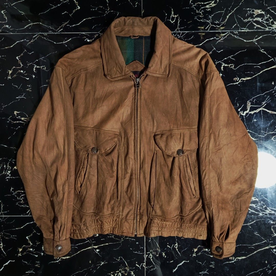Vintage 90s leather jacket cheap
