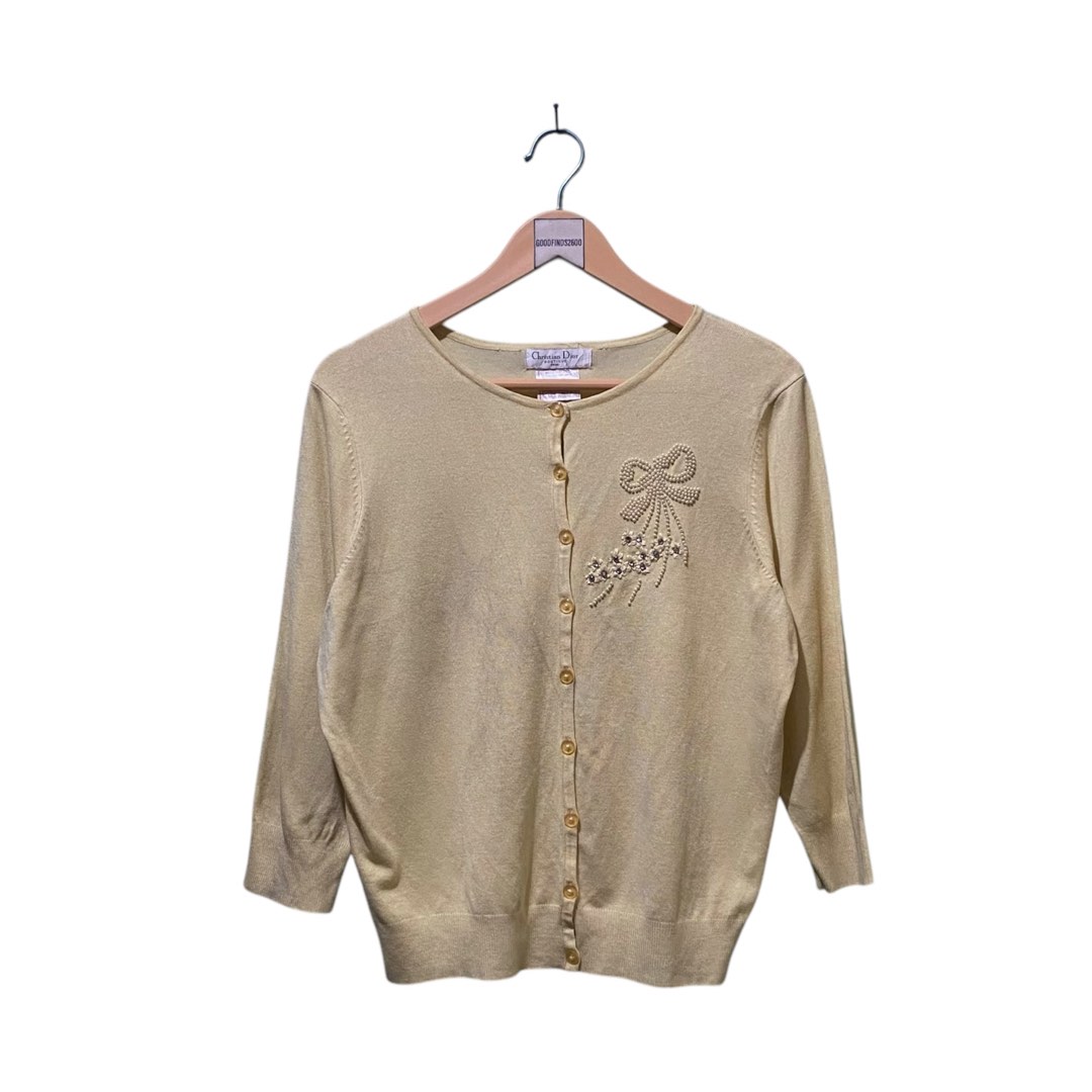 Vintage dior cardigan hot sale
