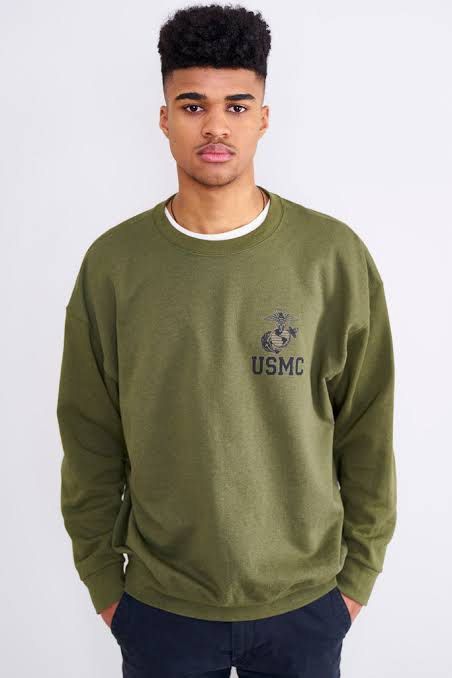 Usmc crew neck sweatshirt sale