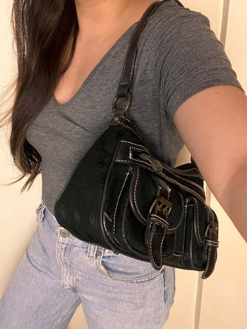 Vintage Y2K Black Shoulder Bag Brentano Moda Italy Women s Fashion Bags Wallets Shoulder Bags on Carousell