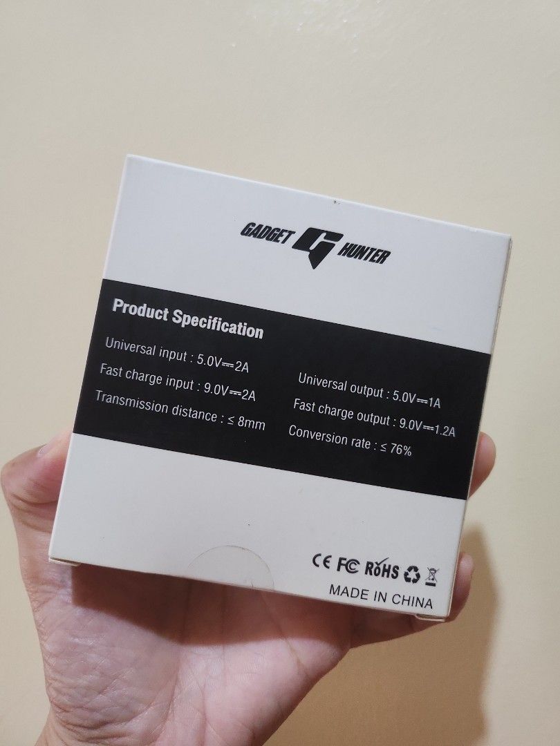 Wireless cellphone charger (Category: Chargers & Cables) located in Quezon City. Submitted by prelovedisle.ph (Listing ID 1338766833, Image 2). Description: Brandnew wireless cellphone charger. Wysiwyg. #wirelesscharger #phonecharger #charger #cellphonecharger #wirelesscellphonecharger #wirelessphonecharger.