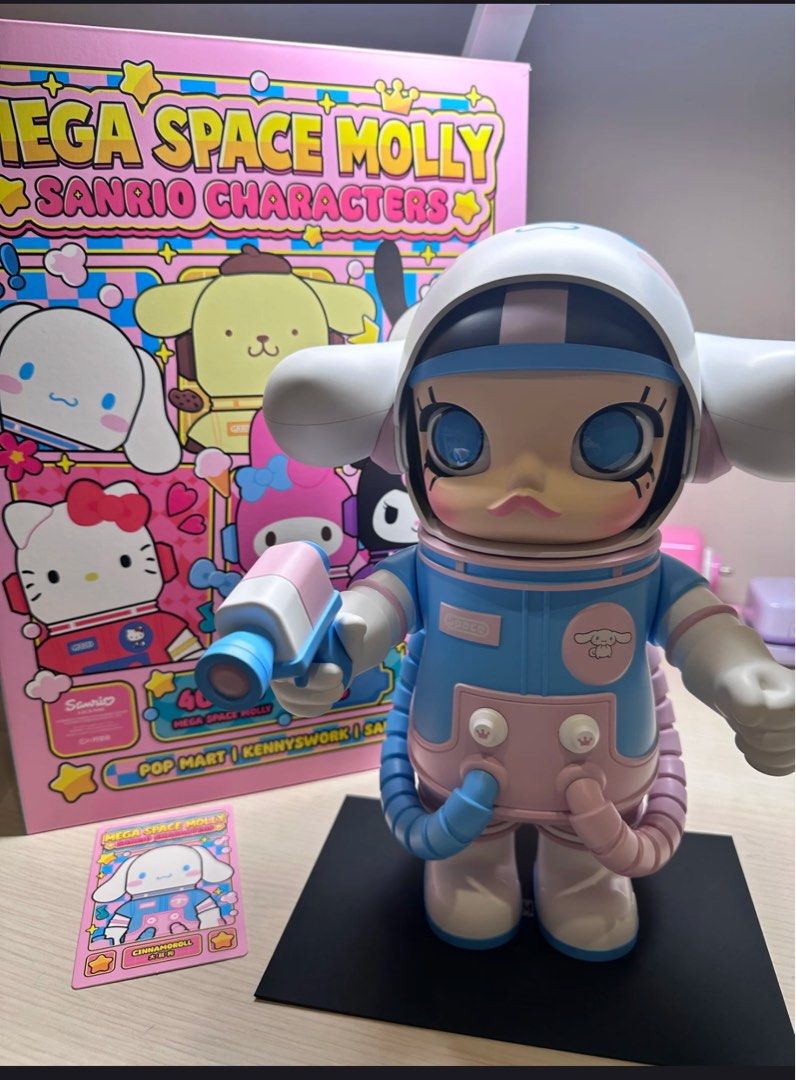 WTT Mega Space Molly 400% cinnamoroll, Hobbies & Toys, Toys