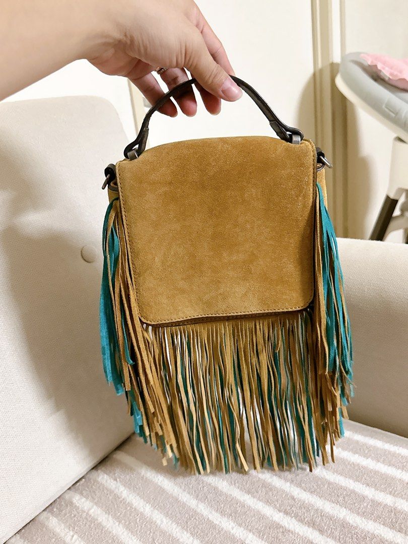 Zara tassel bag on sale