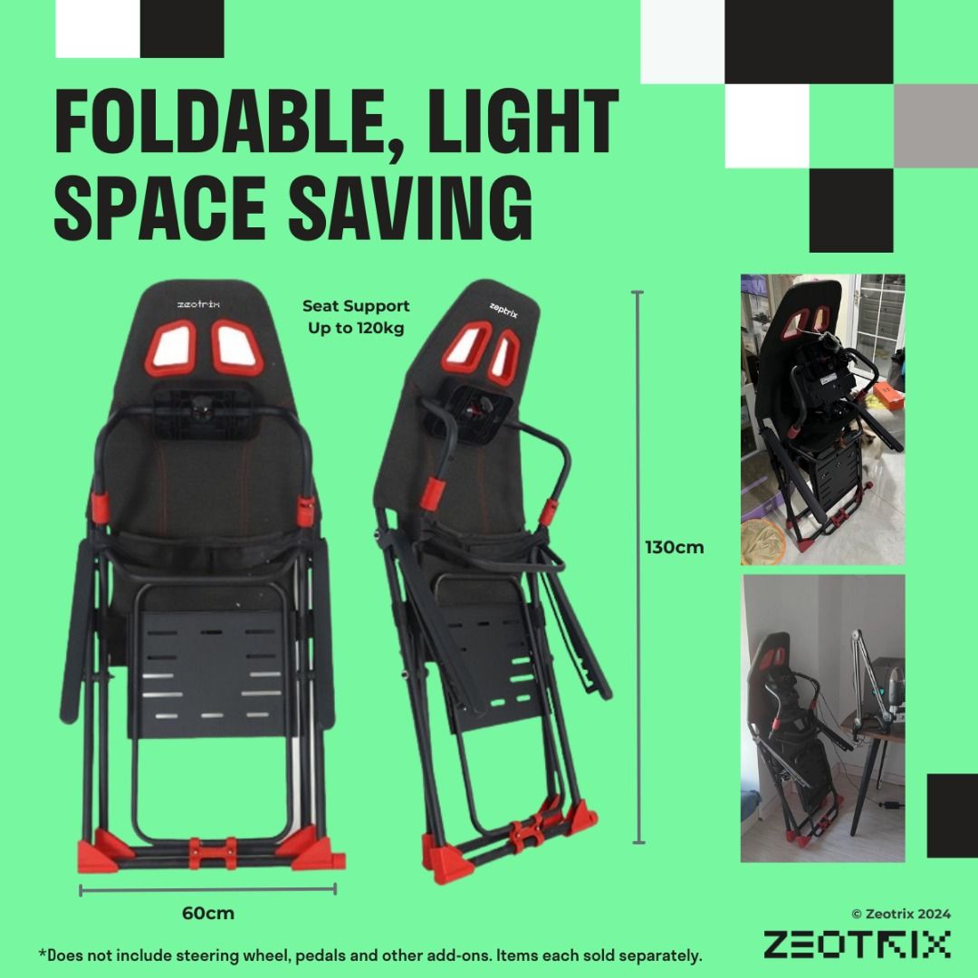ZEOTRIX GT Lite V2 - Sim Racing Rig - Sim Racing Cockpit - Sim Racing ...