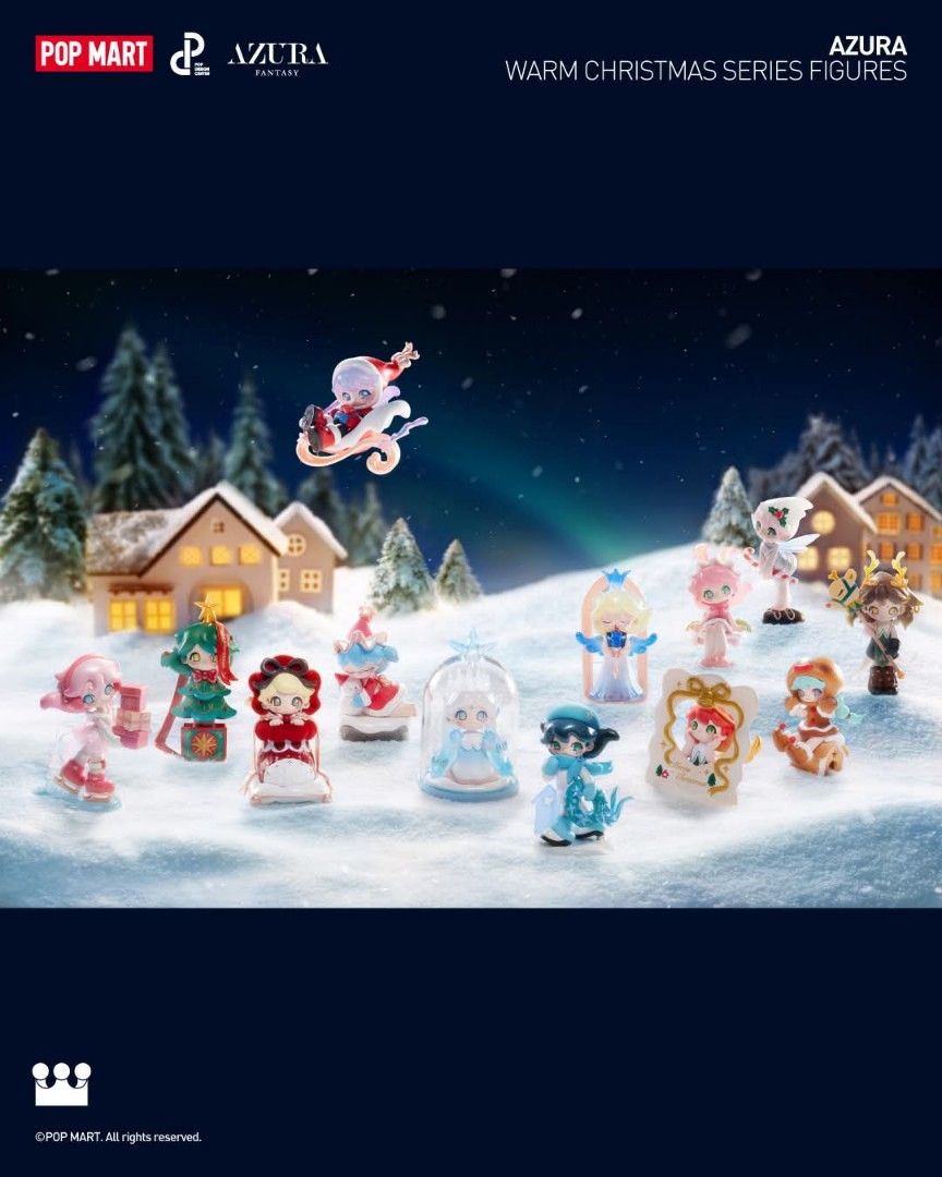 [完美品]AZURA Warm Christmas シークレット　ポップマート 完美品]AZURA Warm Christmas シークレット ポップマート