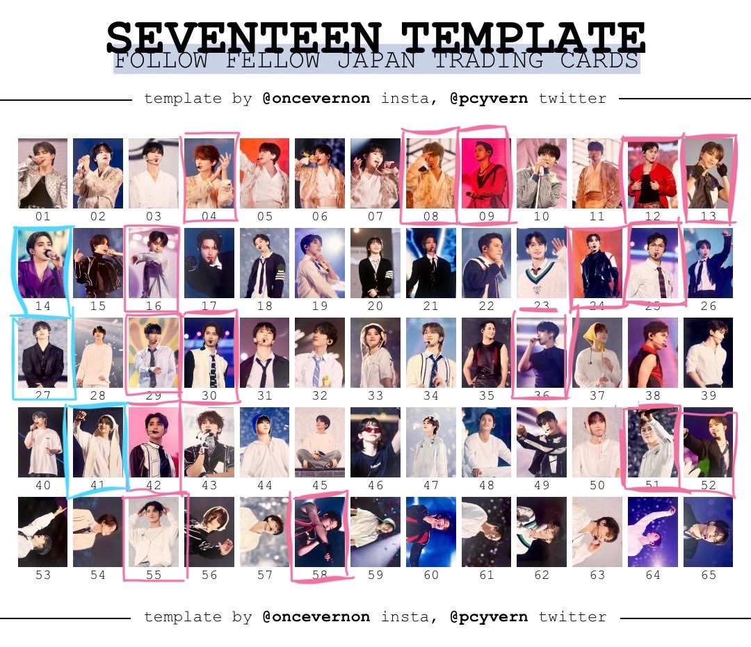 換/放] Seventeen follow fellow japan trading card, 興趣及